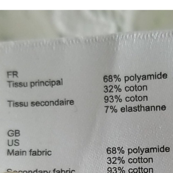 Maje Lalina Asymmetric Lace Top Trompe Oeil Blanc - Picture 4 of 9